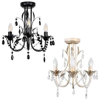 Ceiling Light  3 Way Traditional Chandelier Fitting Traditional Light LED Bulb • £34.99