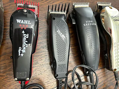 Lot Of 5 Misc Clipper Professional Wahl Vidal Sassoon Pre-Owned As Is • $69.99