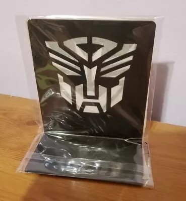 Transformers Metal Autobot/Decepticon Bookends (new) • £4.99