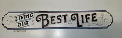 Best Life Decorative Tin Sign Measures 20x3 1/2 Red Shed • $11