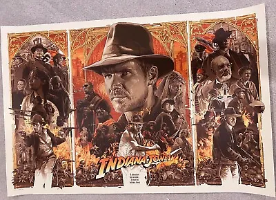 Indiana Jones Trilogy By Gabz Grzegorz Domaradzki Xx/2600 Screen Print Art • $399