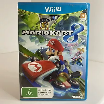 Wii U Mario Kart 8 Nintendo Complete With Game & Manual + Free Postage • $20