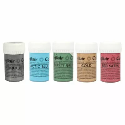 £4.88 • Buy Sugarflair Concentrated SATIN 25g Food Colouring Paste Gel