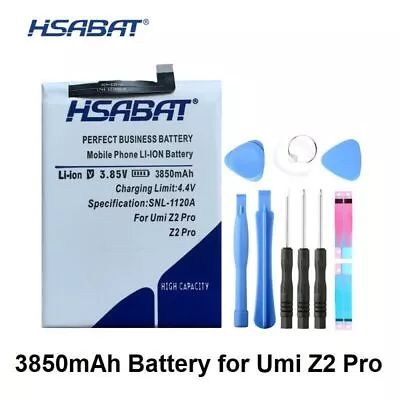 HSABAT Z2 Pro 3850mAh Batteries For UMI Umidigi Z2 Pro Battery • $42.97