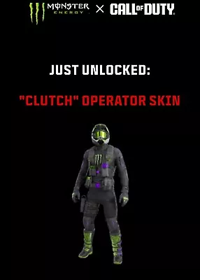 Call Of Duty Modern Warfare 3  COD20 The CLUTCH SKIN! • $2.19