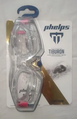 Michael Phelps Tiburon Competition Unisex Swim Goggles Age 12+ • £12.99