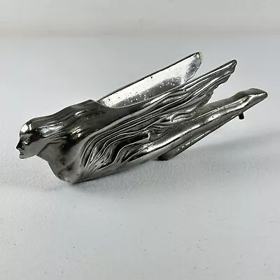 1941 Cadillac Flying Goddess Hood Ornament Lady Chrome Vintage • $119.99