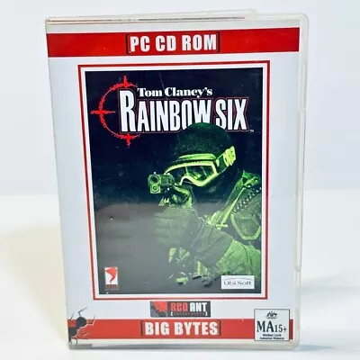 Tom Clancy's Rainbow Six PC CD-ROM 1998 Game Windows 95 / 98 - Red Ant • $8.99