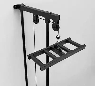 Lat Pull Down Multi Grip Pully Attachment Steel Home Gym Equipment Black NEW • $45.97