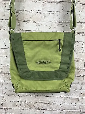 Keen Messenger Bag Saddle Shoulder Green Satchel Travel Carry On Crossbody • $39.99