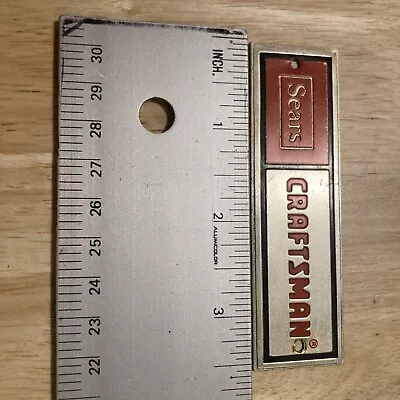 Vintage Craftsman Emblem Badge From Craftsman Tool Box • $17