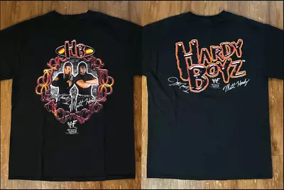 The Hardy Boyz Jeff Hardy Matt Hardy 1999 Tour Concert T-Shirt 90s Hardy Boyz T • $18.99