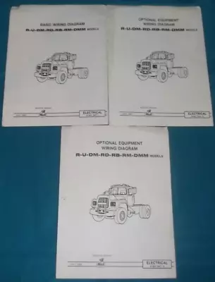 Mack Dm Dmm R Rb Rd Rm Rw U Truck Models Electrical Wiring Diagrams Schematics • $44.99