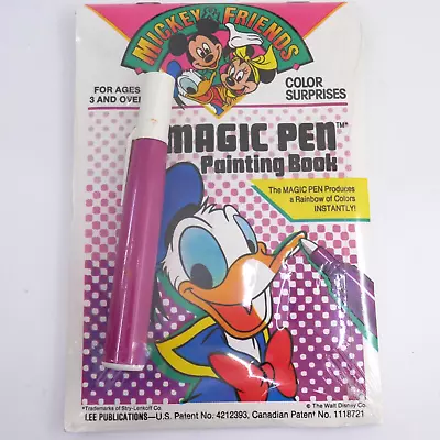 Mickey & Friends Invisible Ink Magic Pen Picture Book Colorful Characters Donald • $24