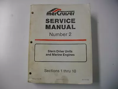 MerCruiser Factory Service Manual # 2 90-71707 Stern Drive Units Marine Engines • $39.99