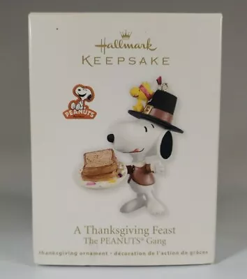 Hallmark Keepsake Peanuts Ornament A Thanksgiving Feast 2012 • $34.99