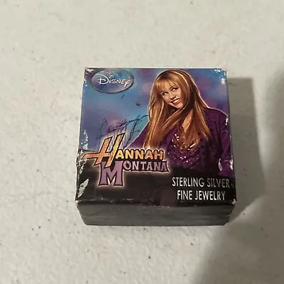 Vintage Disney Hannah Montana Sterling Silver Ring Unknown Size READ • $49.99