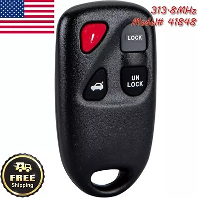 For Mazda RX8 2004 05 06 07 08 Keyless Entry Remote Key Fob KPU41805 Model 41848 • $15.66