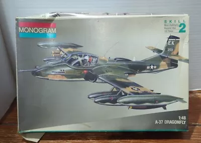 1/48 Monogram A-37 Dragonfly VNAF/USAF Vietnam Model Kit Open Box D3 • $22.99