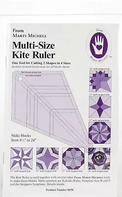 Marti Michell Multisize Kite Ruler- 8158M • $17.99