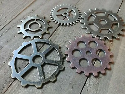 Steampunk Gears Lot Clock Gears Big Gears Assorted Gears Mixed Lot Charms Gear • $9.99