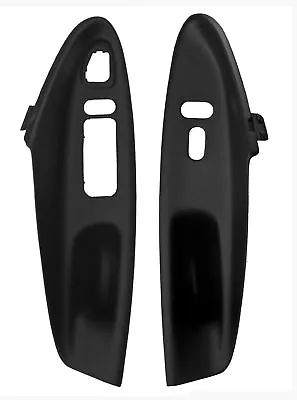 94-98 Mustang Convertible Door Window Insert Panel Housing Black Left & Right • $47.99