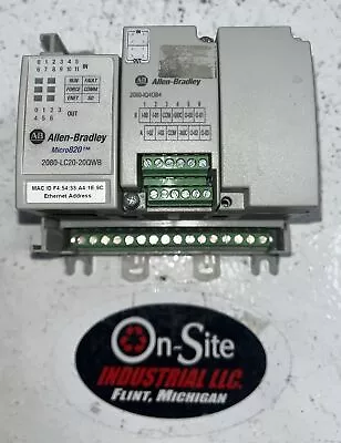 Allen Bradley 2080-lc20-20qwb Ser B Micro 820 • $165