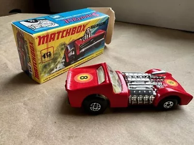 HTF Matchbox Superfast NEW 19 ROAD DRAGSTER Near Mint I1 Box • $29.99