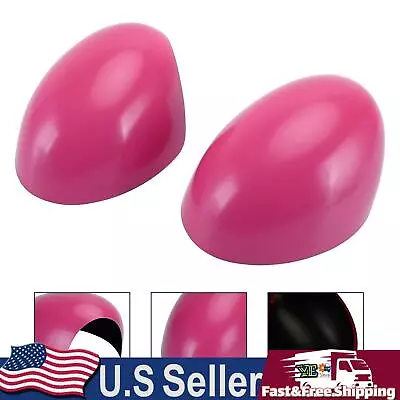 2 X Pink Mirror Covers For MINI Cooper R55 R56 R57 High Quality • $35.90