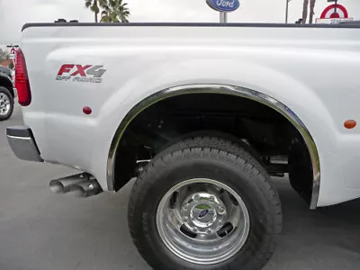 Fits Ford F-250 F-350 Dually 2008-2010 Polished Stainless Steel Fender Trim • $134.99