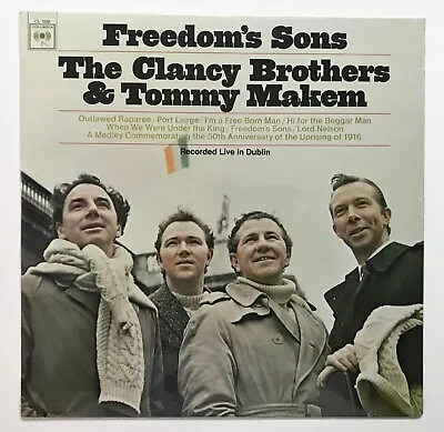 CLANCY BROTHERS & TOMMY MAKEM: Freedom's Sons Live In Dublin (Vinyl LP  Sealed) • $24.50