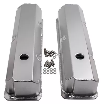 Aluminum VALVE COVERS W/ Bolts FOR FORD BB FE 352 360 406 427 428 Pair 1957-1976 • $86.21