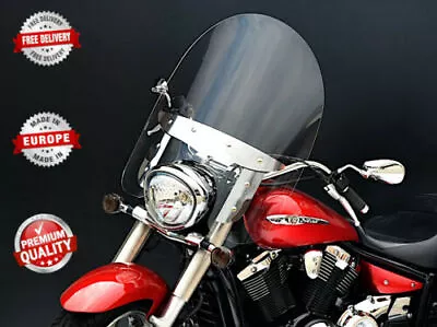$440.99 • Buy Yamaha Xvs 950 Midnight Star / V-star Chopper Windscreen 50 Cm High Windshield