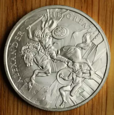 Legendary Warriors Alexander The Great 1oz Silver Coin Silver Towne In Capsule • £23