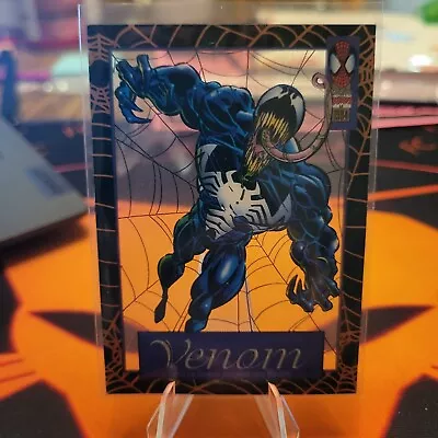 1994 Fleer Marvel Cards Spider-Man Suspended Animation Venom #4 Limited Edition • $3.99