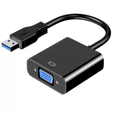 USB To VGA Adapter For Monitor VGA To USB 3.0/2.0 Converter 1080P Multi-Disp... • $15.31