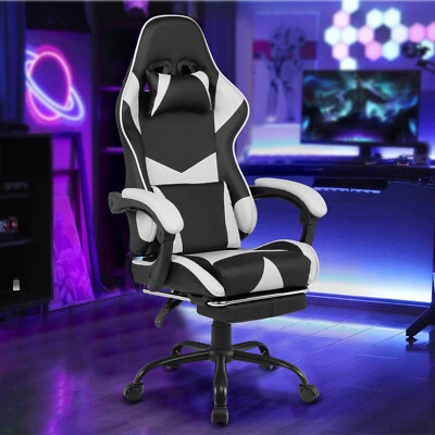 Ergonomic Gaming Chair  Executive Office Computer High Back Recliner PU Leather • $142.99