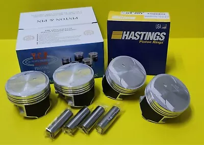 81mm High Compression Asti Pistons + Rings Set Mirage 93-02 1.8L 4G93 • $165