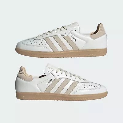 [IG1376] Adidas Originals Samba OG Men's Sneaker Shoes White/Beige *NEW* • $134.99