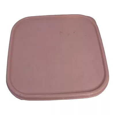 🍌 Tupperware Replacement Lid Modular Mate PINK Vintage Square #1623 7.5 X7.5  • $9.59