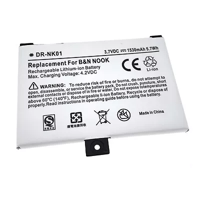 New Battery For Barnes & Noble BNRV100 BNRB454261 NOOK Classic First Edition • $22.92