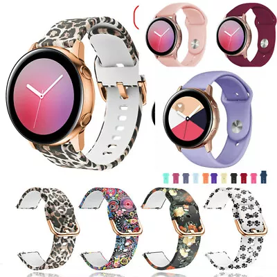 For Samsung Galaxy Watch Active 2 42 40 44mm Sport Silicone Band Bracelet Strap • $11.99