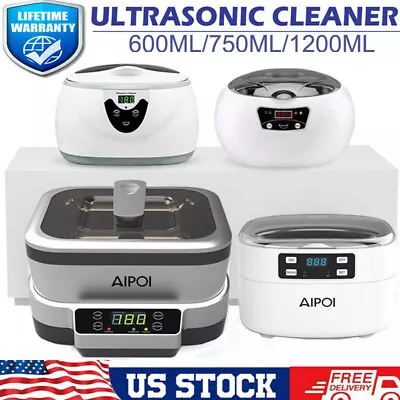 Ultrasonic Jewelry Cleaner Denture Glass Watch Ring Bath Tank Cleaning Machine X • $41.58