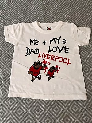 £2.50 • Buy “Me And My Dad Love Liverpool” Kids T-Shirts Age