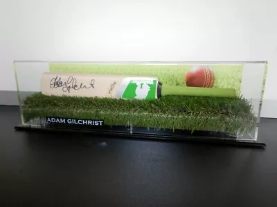 $269.99 • Buy ✺Signed✺ ADAM GILCHRIST Cricket Mini Bat PROOF COA Australia 2023 Shirt Jersey
