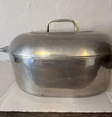 Vintage GHC Magnalite Roaster 8 Quart Roaster Cast Aluminum Made USA - NO Trivet • $150