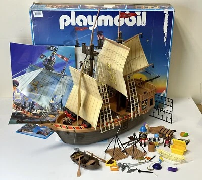 £42.50 • Buy Playmobil Vintage Pirate Ship With Canons 3750 Boxed. Good Condition