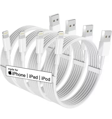 $20 • Buy 6ft IPhone Charger Cable, [Apple MFi Certified] Long Apple Lightning (4 Pack)