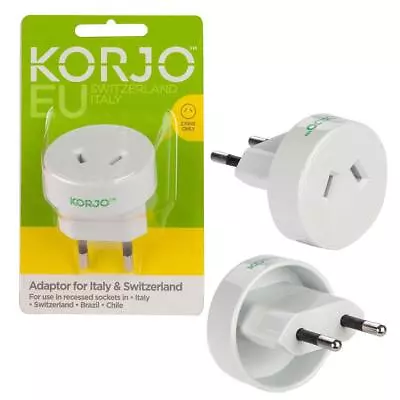 $24.99 • Buy Universal AU AUS To EU Switzerland Swiss/Brazil/Italy Power Plug Travel Adapter