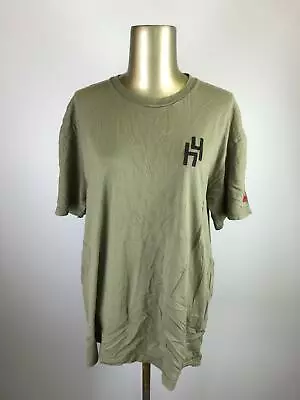 HAMPTONS CLOTHING CO. Animal Print Crewneck Short Sleeve Brown T-Shirt Men's XL • $21